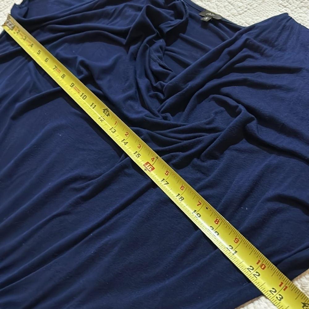 Storm Navy Ruched waist top. Small - Picture 8 of 8